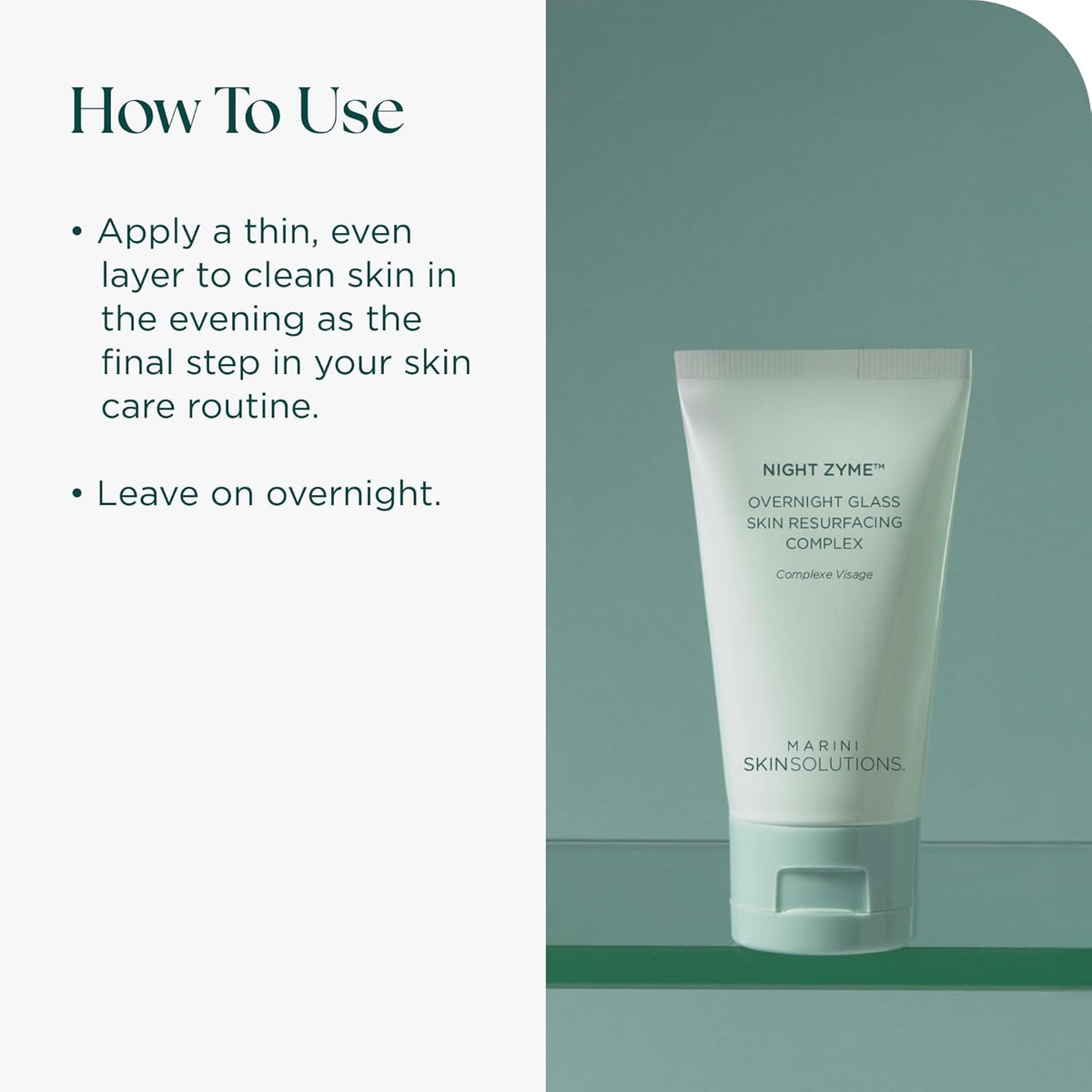 Jan Marini Facial Treatment Marini Skin Solutions Night Zyme Overnight Glass Skin Resurfacing Complex - Skin Type Solutions