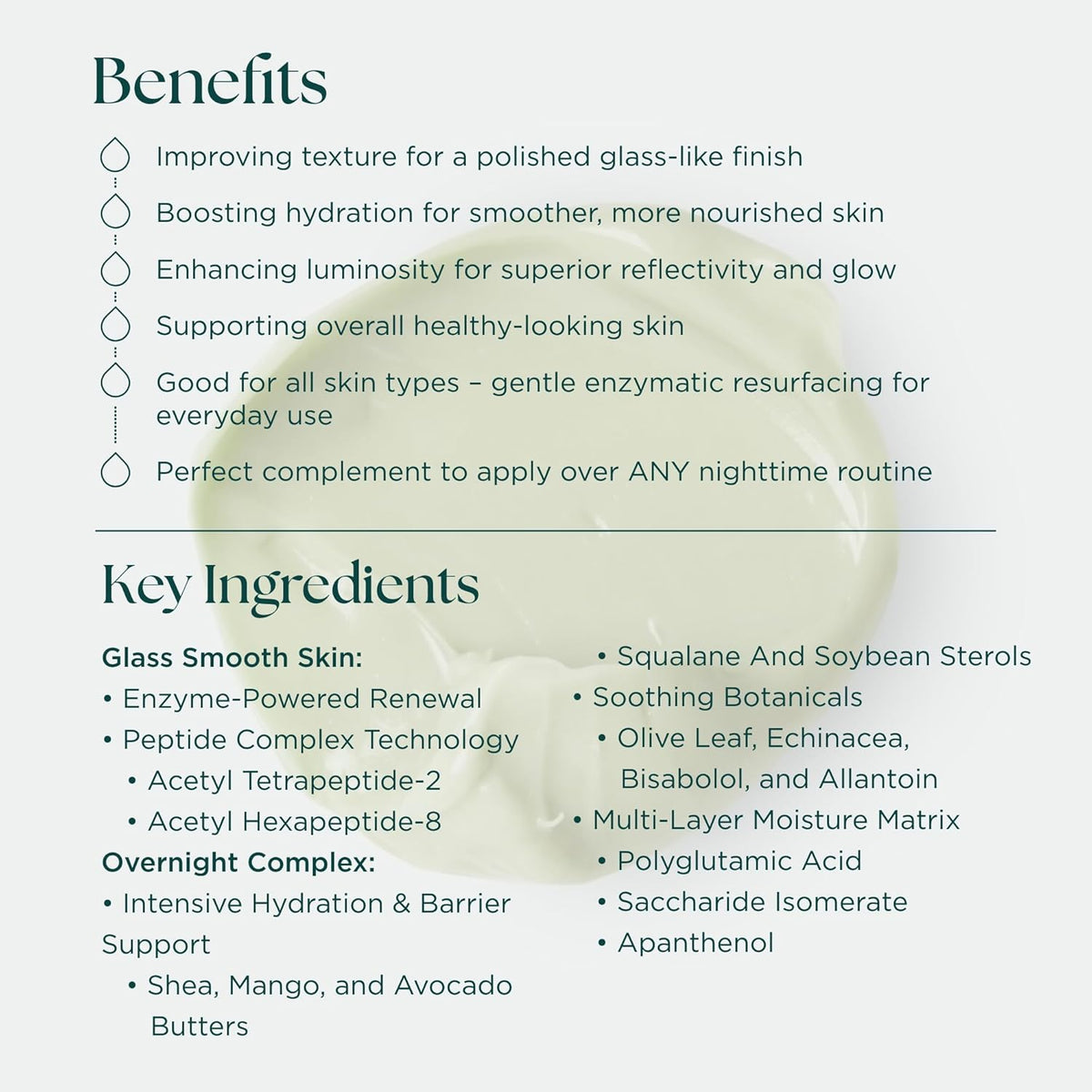 Jan Marini Facial Treatment Marini Skin Solutions Night Zyme Overnight Glass Skin Resurfacing Complex - Skin Type Solutions