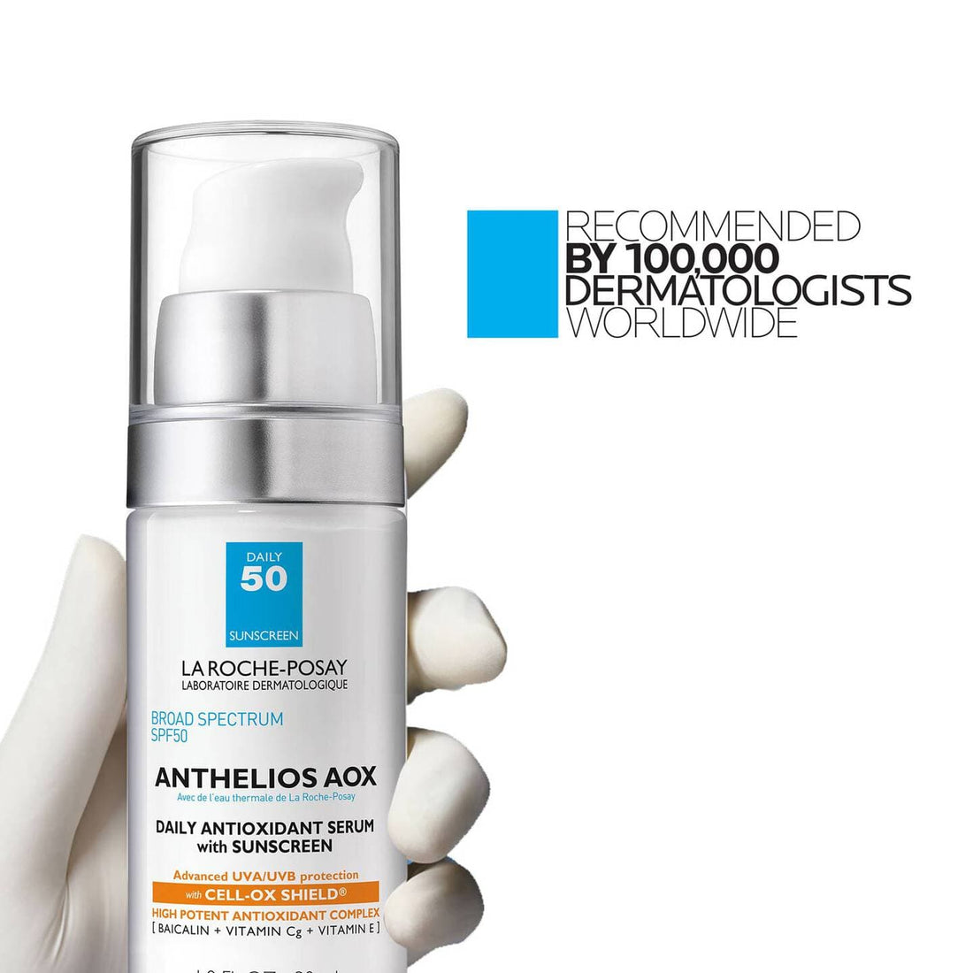 La Roche-Posay Facial Sunscreen 1.0 fl. oz. La Roche-Posay Anthelios 50 AOX Daily Antioxidant Serum SPF 50 - Skin Type Solutions