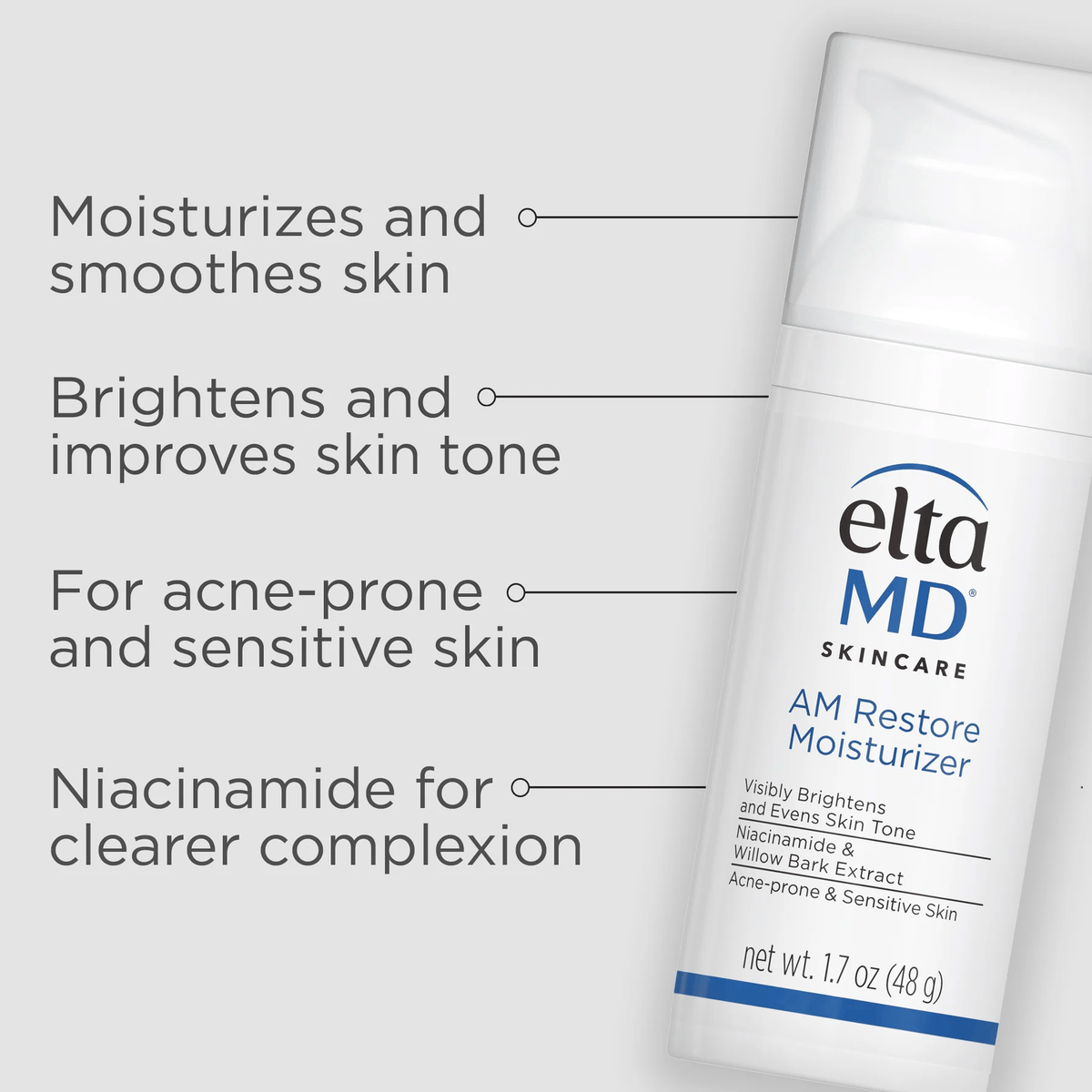EltaMD Facial Moisturizer 1.7 fl. oz. EltaMD AM Restore Moisturizer - Skin Type Solutions