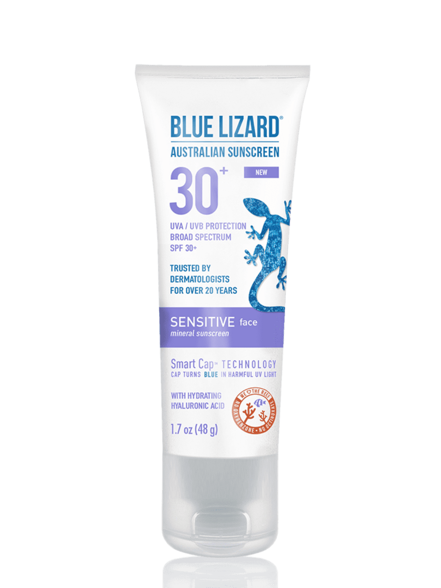 Blue Lizard Australian Sensitive Face Mineral Sunscreen SPF 30+ – Skin ...
