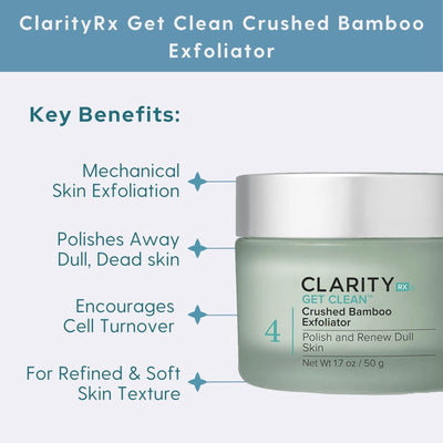ClarityRx Get Clean Crushed Bamboo Exfoliator