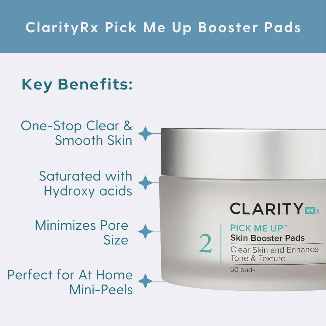 ClarityRx Pick Me Up Booster Pads