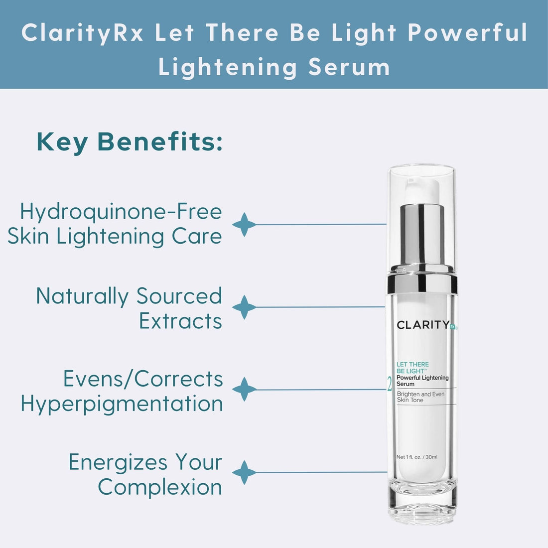 ClarityRx Let There Be Light Powerful Lightening Serum