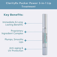 ClarityRx Pucker Power 3-in-1 Lip Treatment