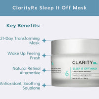 ClarityRx Facial Mask 3.5 fl. oz. ClarityRx Sleep It Off Mask - Skin Type Solutions