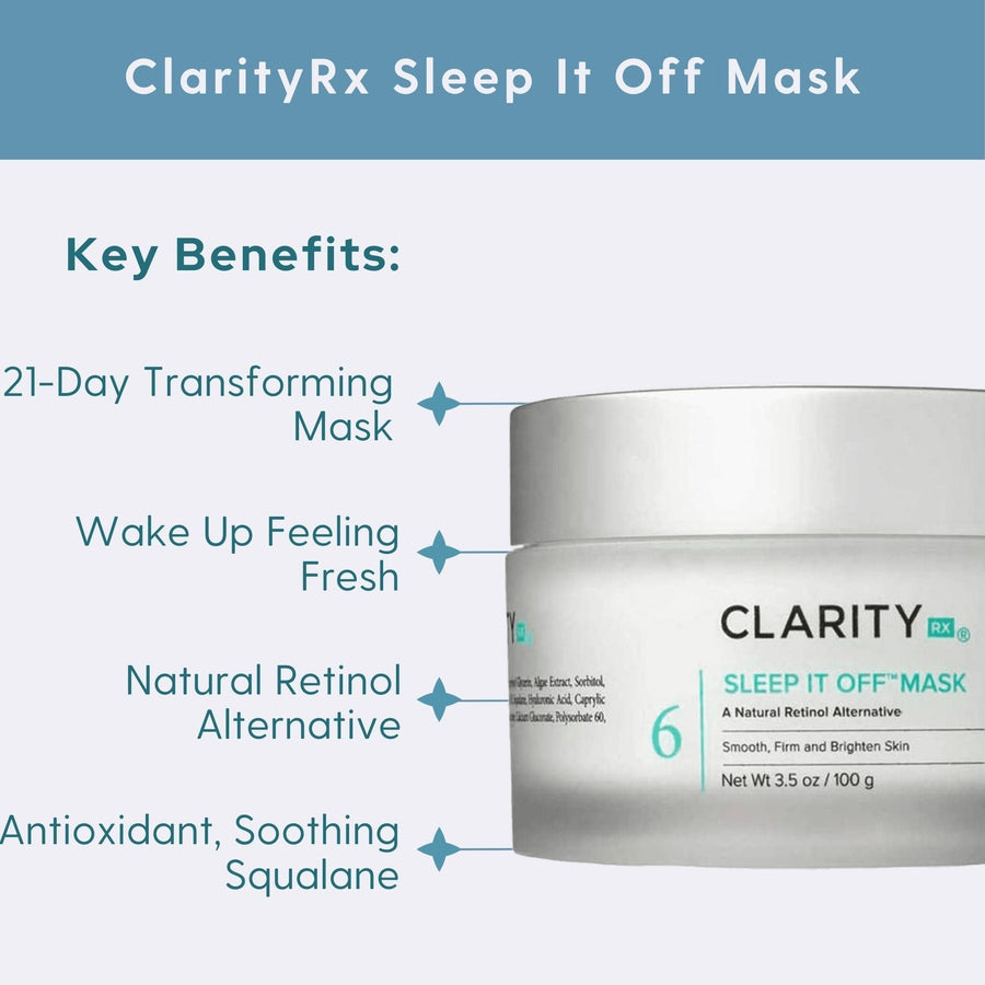 ClarityRx Facial Mask 3.5 fl. oz. ClarityRx Sleep It Off Mask - Skin Type Solutions