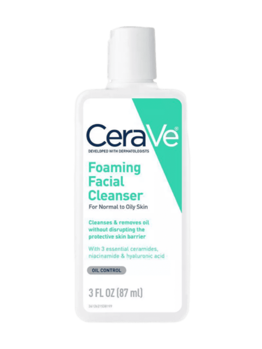 CeraVe Foaming Facial Cleanser for Normal to Oily Skin 3 oz.