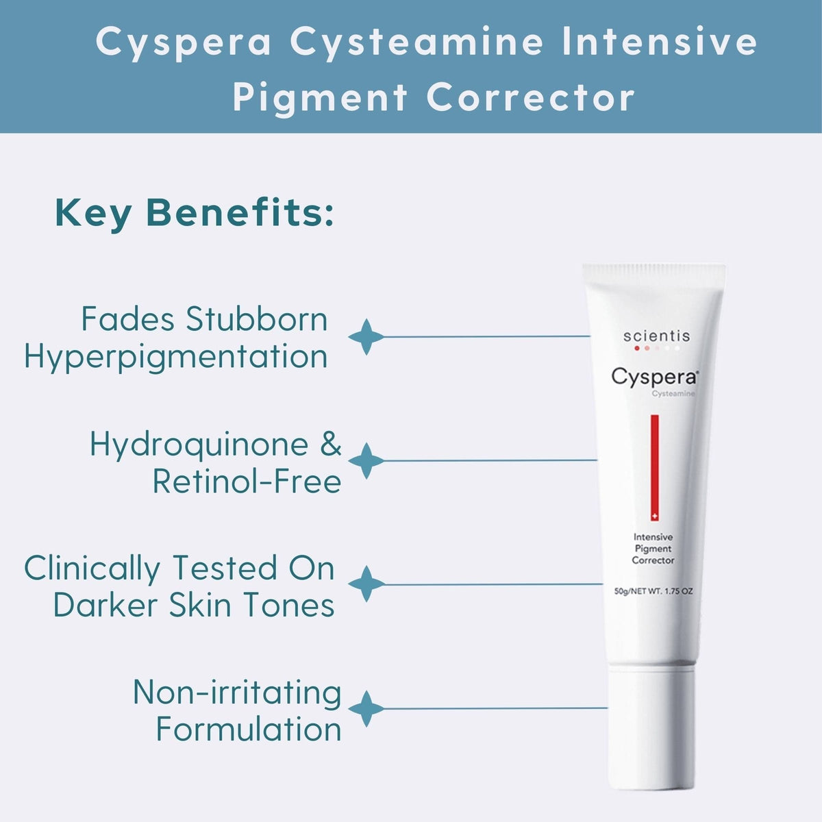 Cyspera Facial Treatment 50g Cyspera Cysteamine Intensive Pigment Corrector - Skin Type Solutions