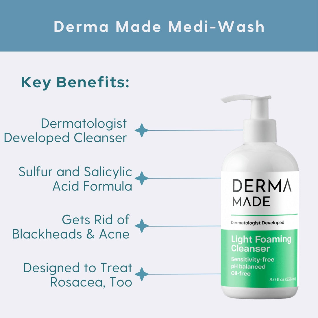 Derma Made Light Foaming Cleanser