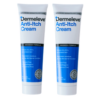 Dermeleve Body Moisturizer 2 oz. (2-Pack) Dermeleve Steroid Free Anti-Itch Soothing Cream 2 oz. - Skin Type Solutions