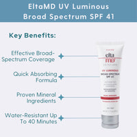 EltaMD UV Luminous Broad Spectrum SPF 41