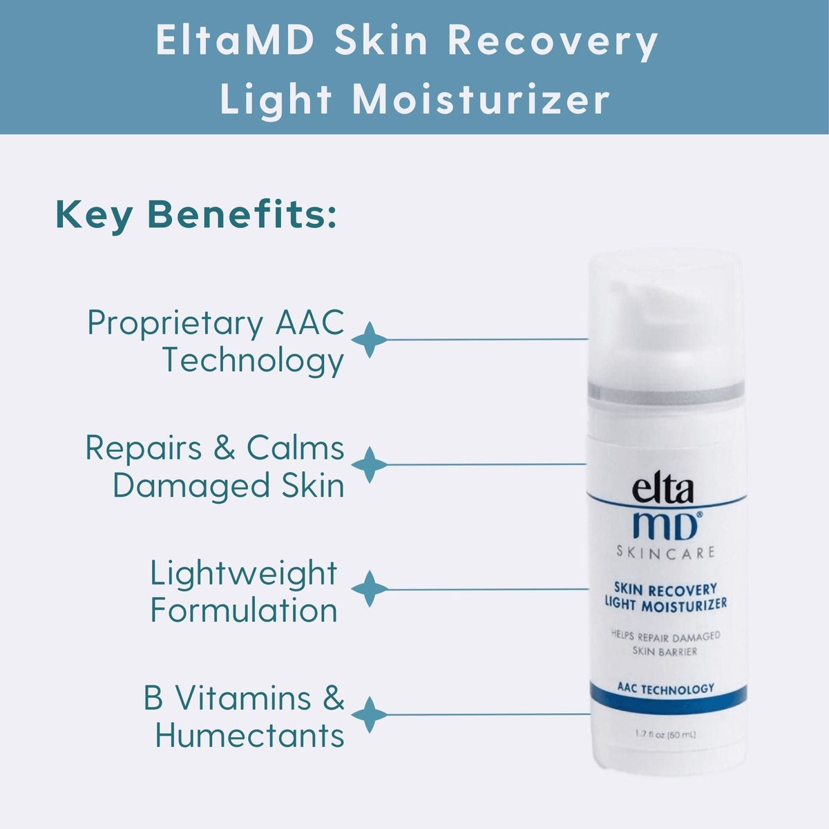 EltaMD Facial Moisturizer 1.7 oz. EltaMD Skin Recovery Light Moisturizer - Skin Type Solutions