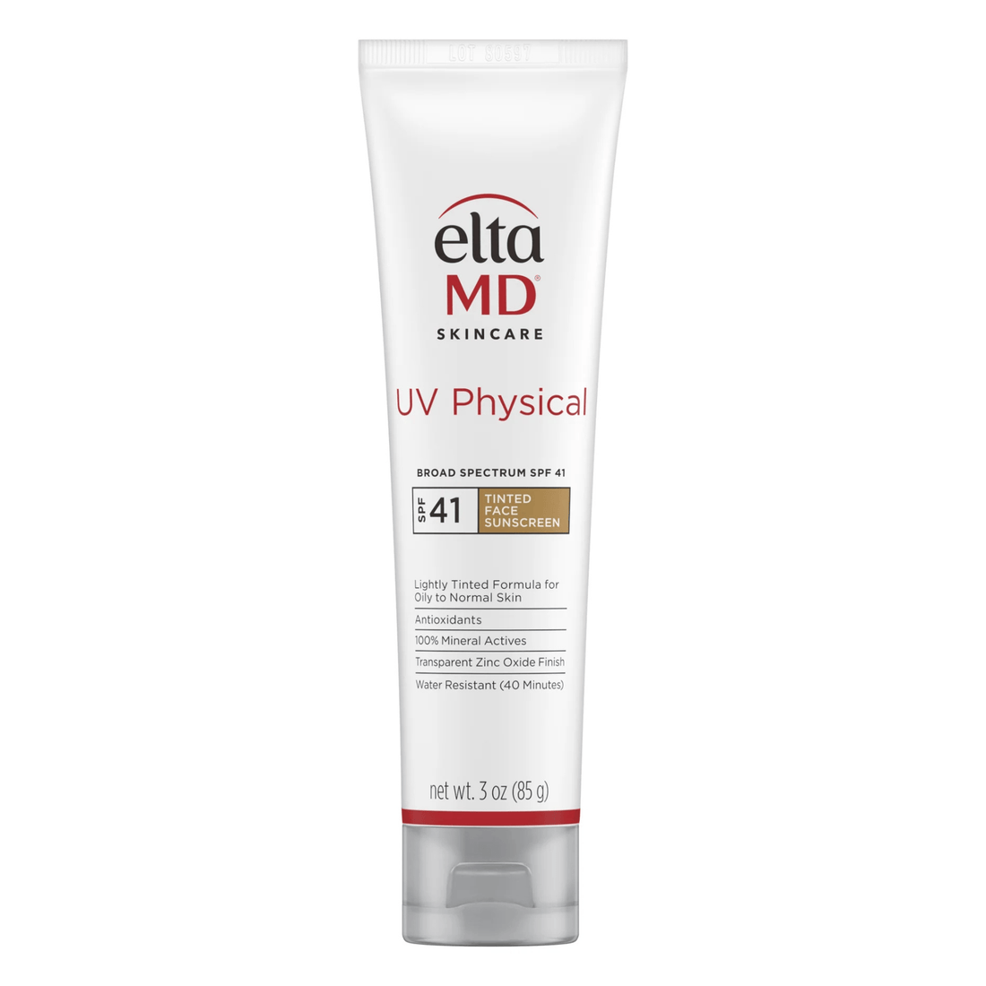 EltaMD Sunscreen 3 fl. oz. EltaMD UV Physical Broad-Spectrum SPF 41 Tinted Face Sunscreen - Skin Type Solutions