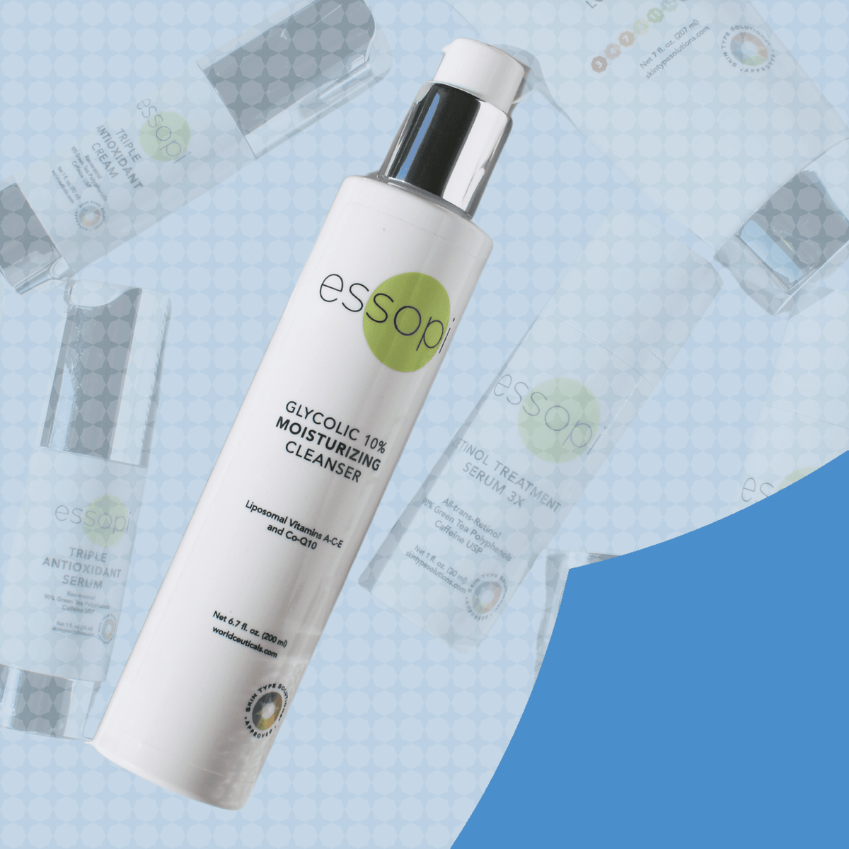 ESSOPI Facial Cleanser Essopi Glycolic 10% Moisturizing Cleanser - Skin Type Solutions