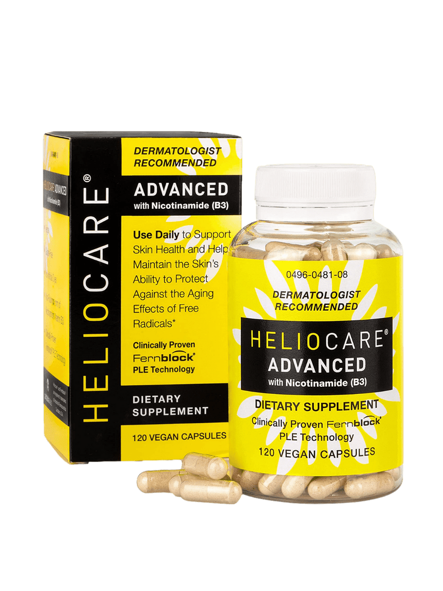 Heliocare Advanced Antioxidant Supplement with Nicotinamide B3 120 Vegan Capsules