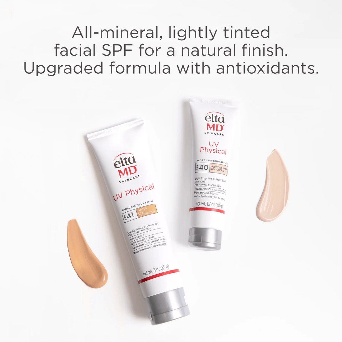 EltaMD Sunscreen 1.7 oz. EltaMD UV Physical Rosy Tint Broad Spectrum SPF 40 - Skin Type Solutions