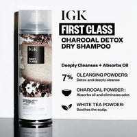 IGK Shampoo IGK First Class Charcoal Detox Dry Shampoo - Skin Type Solutions