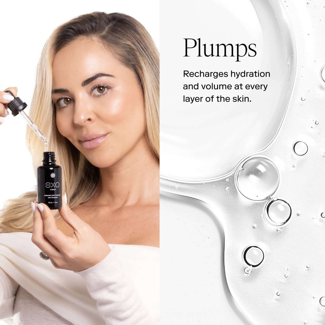 Exoceuticals Treatments & Serums Exoceuticals H-Serum Hyaluronic Acid Treatment - Skin Type Solutions