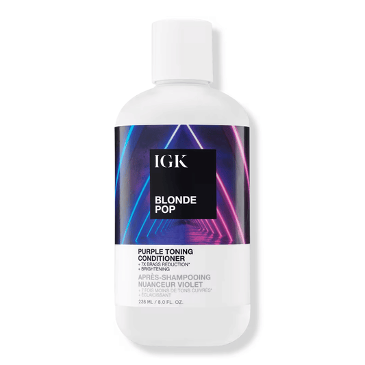 IGK Hair Conditioner 8 oz IGK Blonde Pop Purple Toning Conditioner - Skin Type Solutions