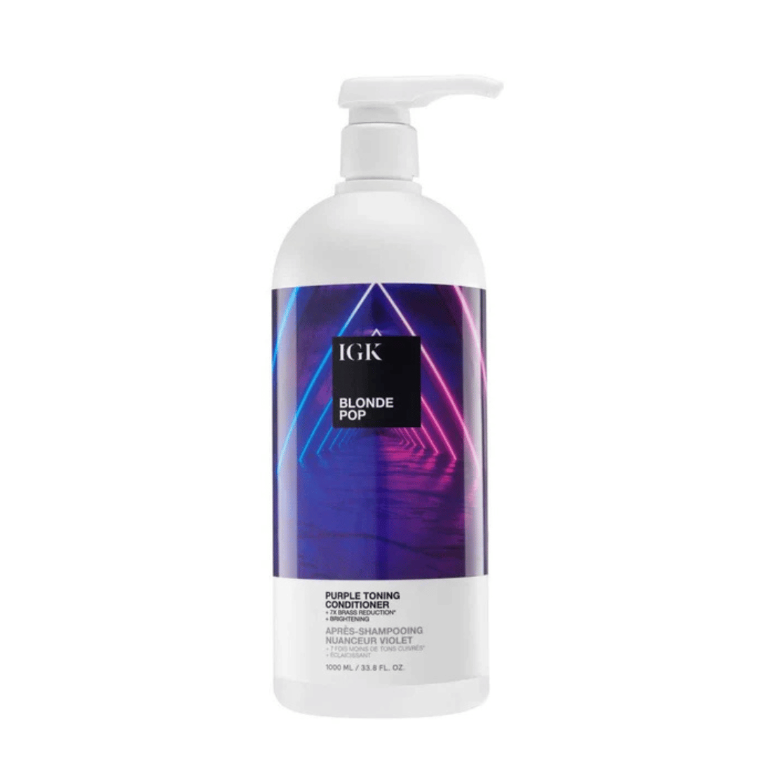 IGK Hair Conditioner 33.8 oz IGK Blonde Pop Purple Toning Conditioner - Skin Type Solutions