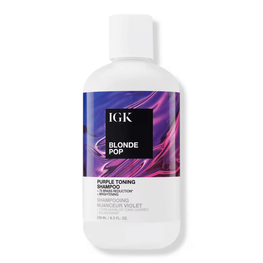 IGK Shampoo 8 oz IGK Blonde Pop Purple Toning Shampoo - Skin Type Solutions