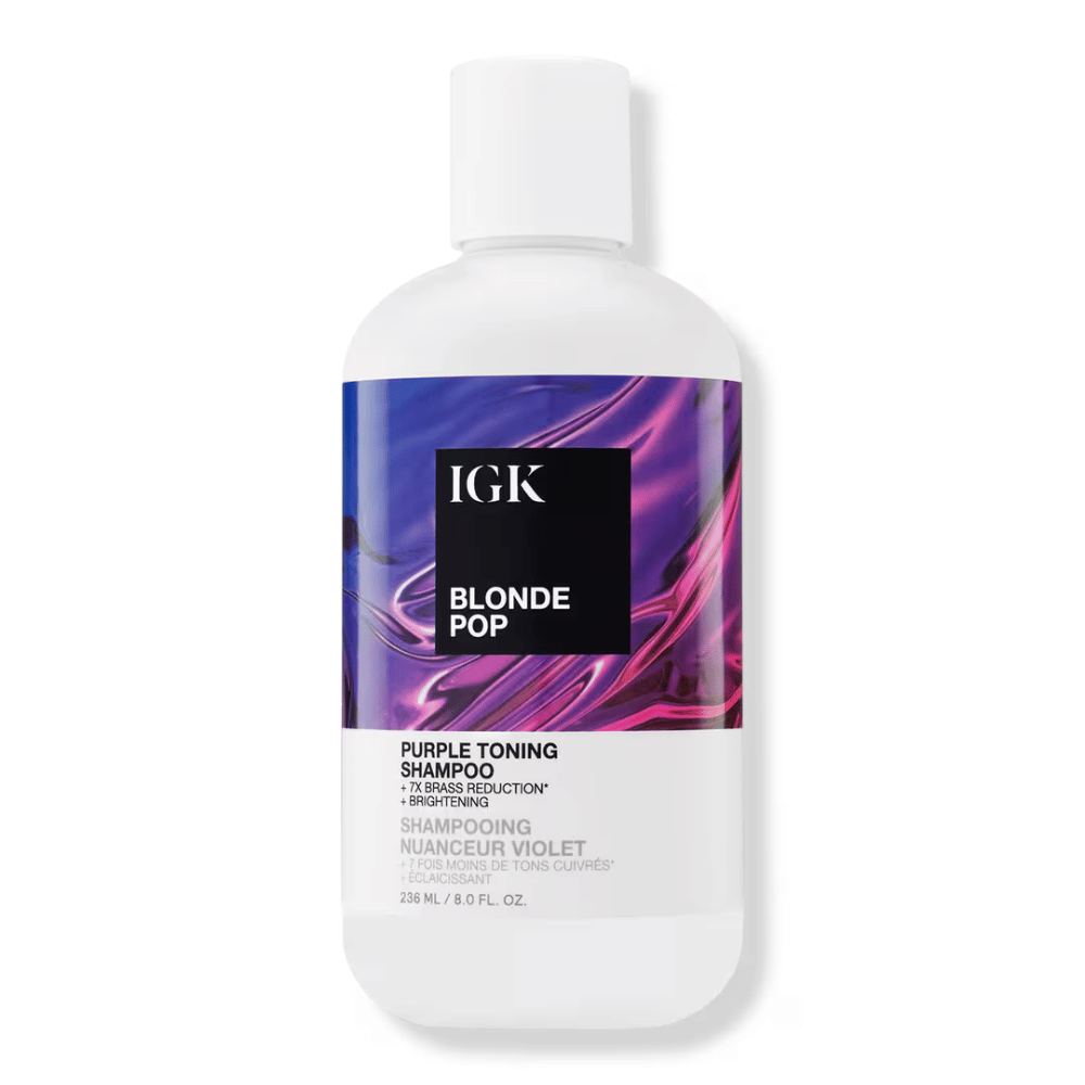 IGK Shampoo 8 oz IGK Blonde Pop Purple Toning Shampoo - Skin Type Solutions