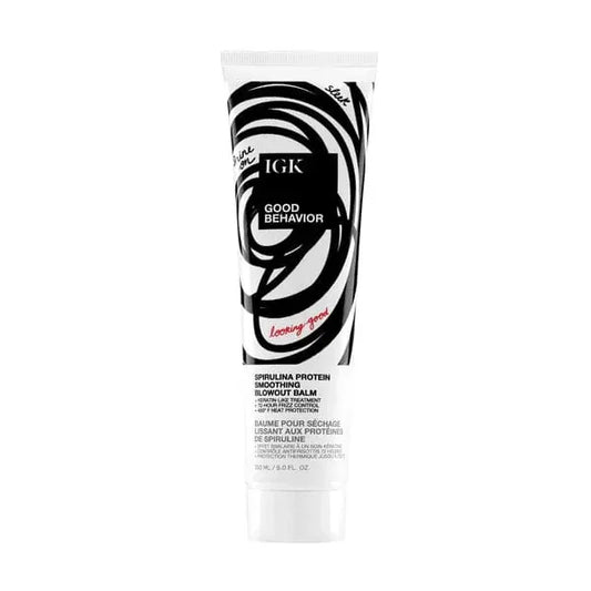 IGK Hair Styling Products IGK Good Behavior Spirulina Protein Smoothing Blowout Balm - Skin Type Solutions