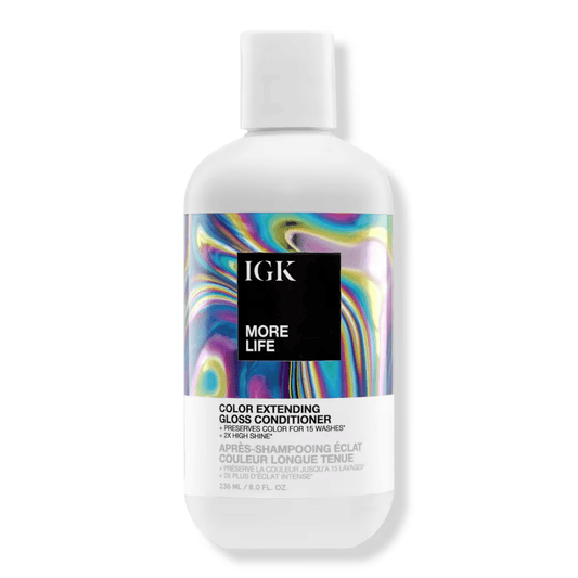 IGK Hair Conditioner 8 oz IGK More Life Color Extending Gloss Conditioner - Skin Type Solutions