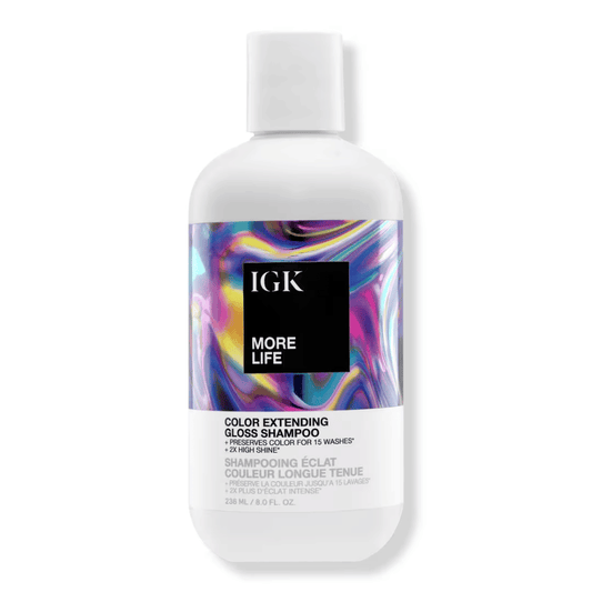 IGK Shampoo 8 oz IGK More Life Color Extending Gloss Shampoo - Skin Type Solutions