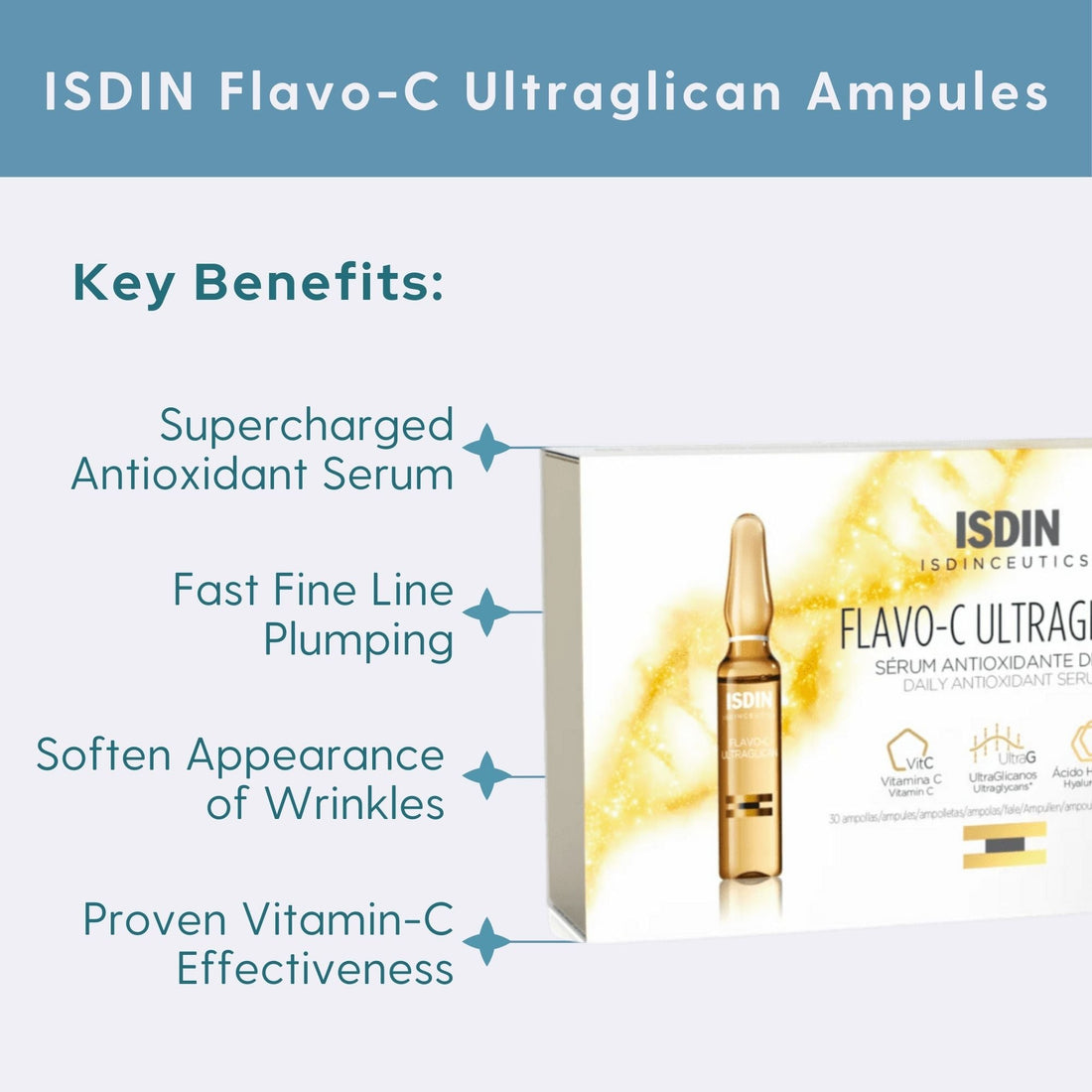 ISDIN Flavo-C Ultraglican Ampules