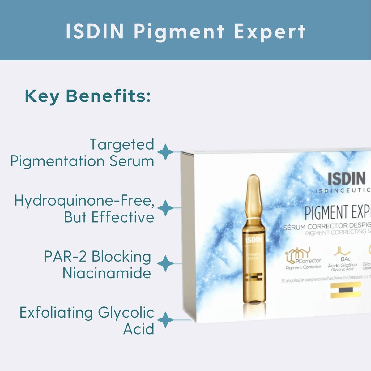 ISDIN Facial Treatment 10 Ampules ISDIN Pigment Expert - Skin Type Solutions