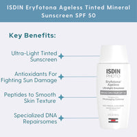 ISDIN Eryfotona Ageless Tinted Mineral Sunscreen SPF 50