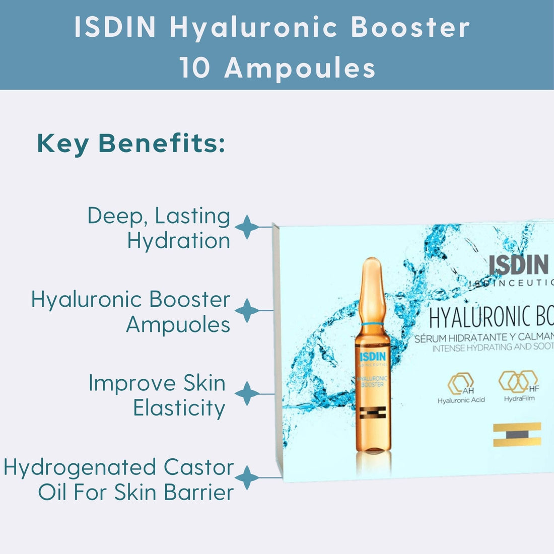 ISDIN Hyaluronic Booster 10 Ampoules