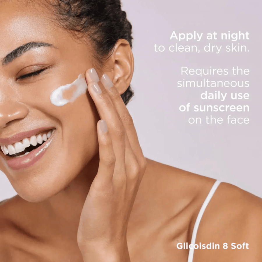 ISDIN Glicoisdin 8 SOFT Exfoliating Glycolic Acid Face Cream