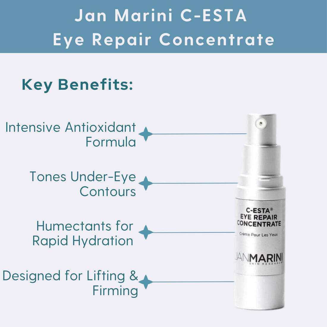 Jan Marini Eye Treatment 0.5 fl. oz. Jan Marini C-ESTA Eye Repair Concentrate - Skin Type Solutions