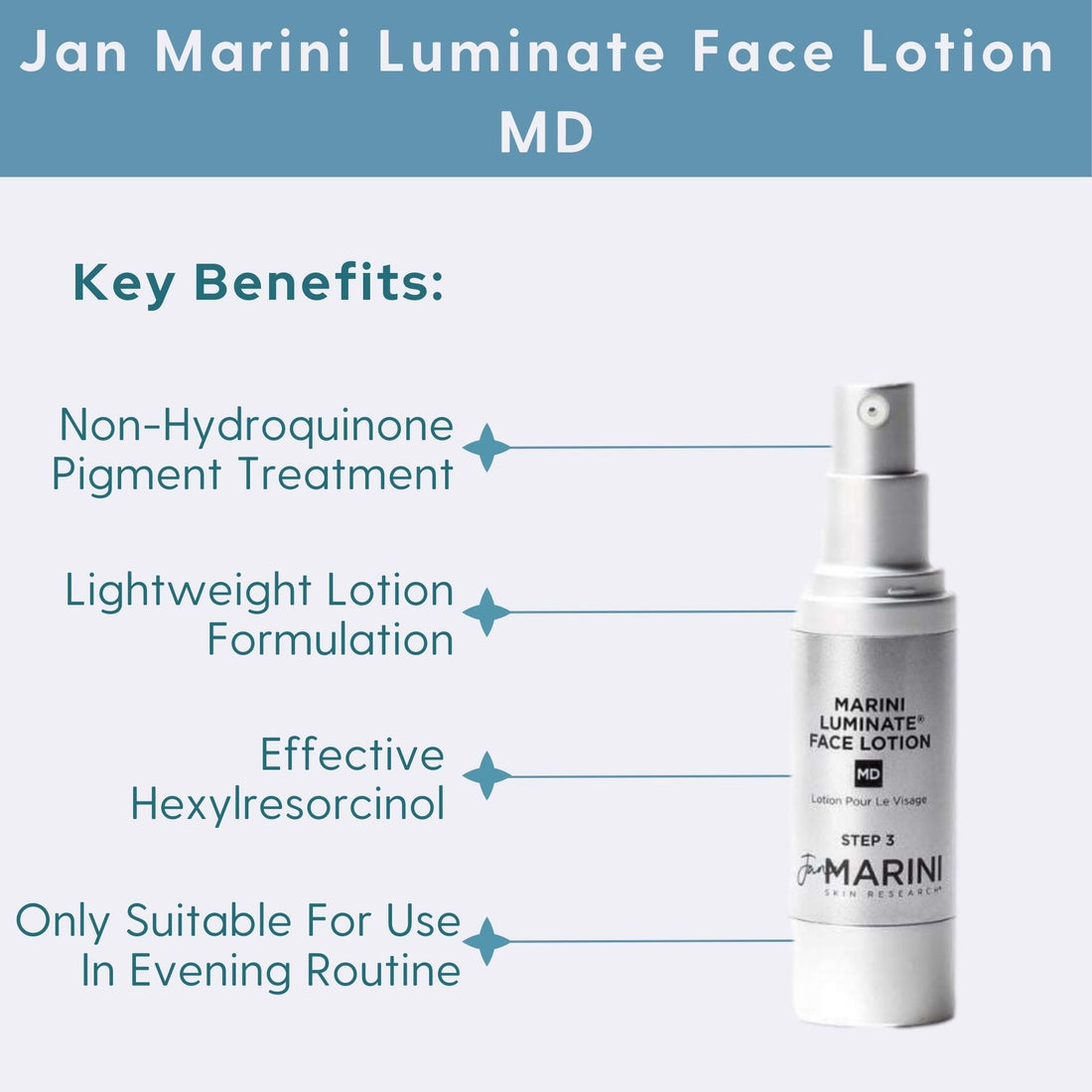 Jan Marini Luminate Face Lotion MD