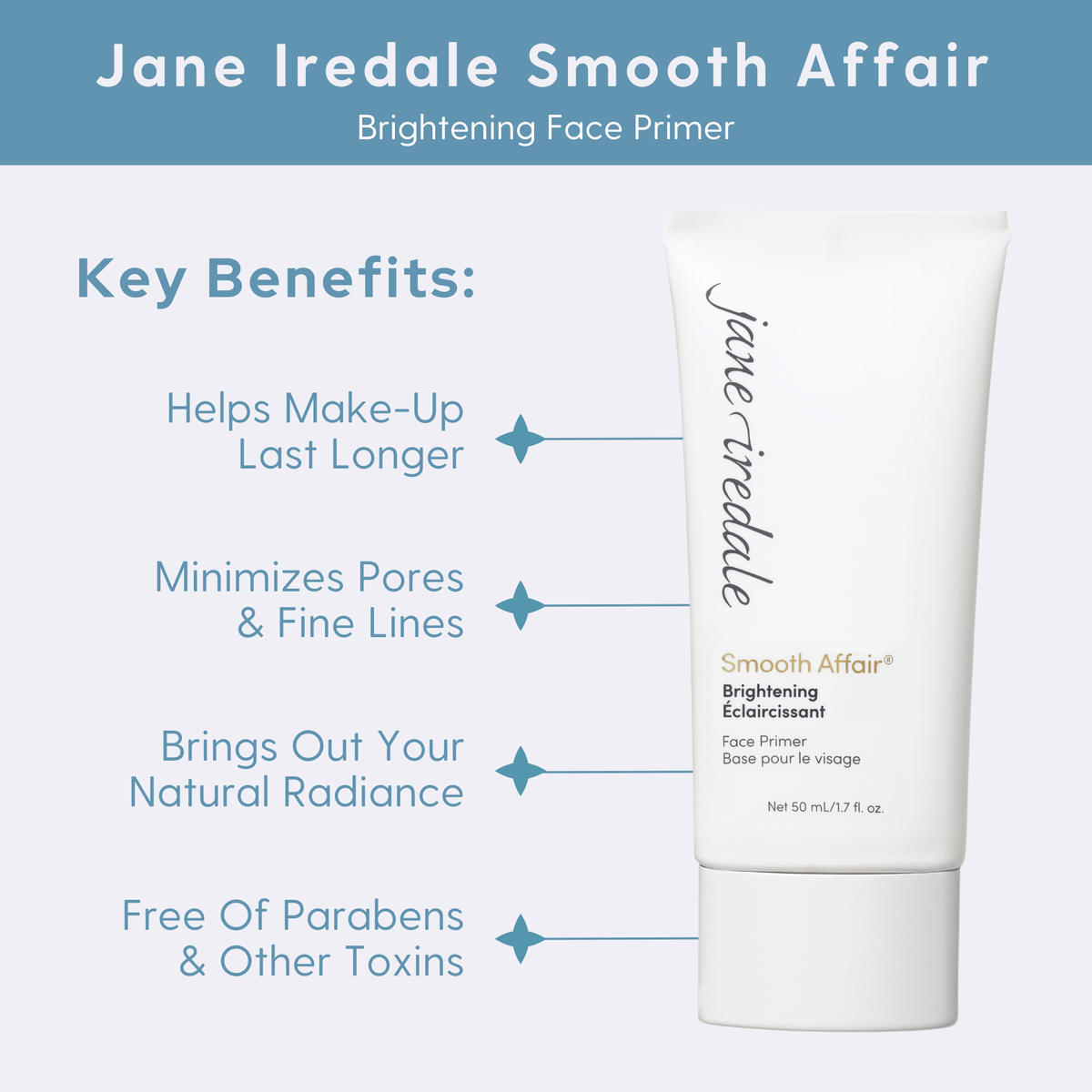 Jane Iredale Facial Makeup Jane Iredale Smooth Affair® Brightening Face Primer - Skin Type Solutions