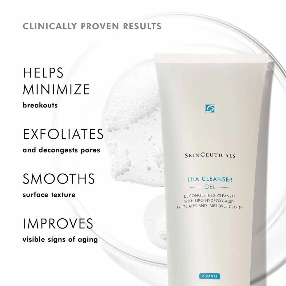 SkinCeuticals Facial Cleanser 8 fl. oz. SkinCeuticals LHA Cleanser Gel - Skin Type Solutions