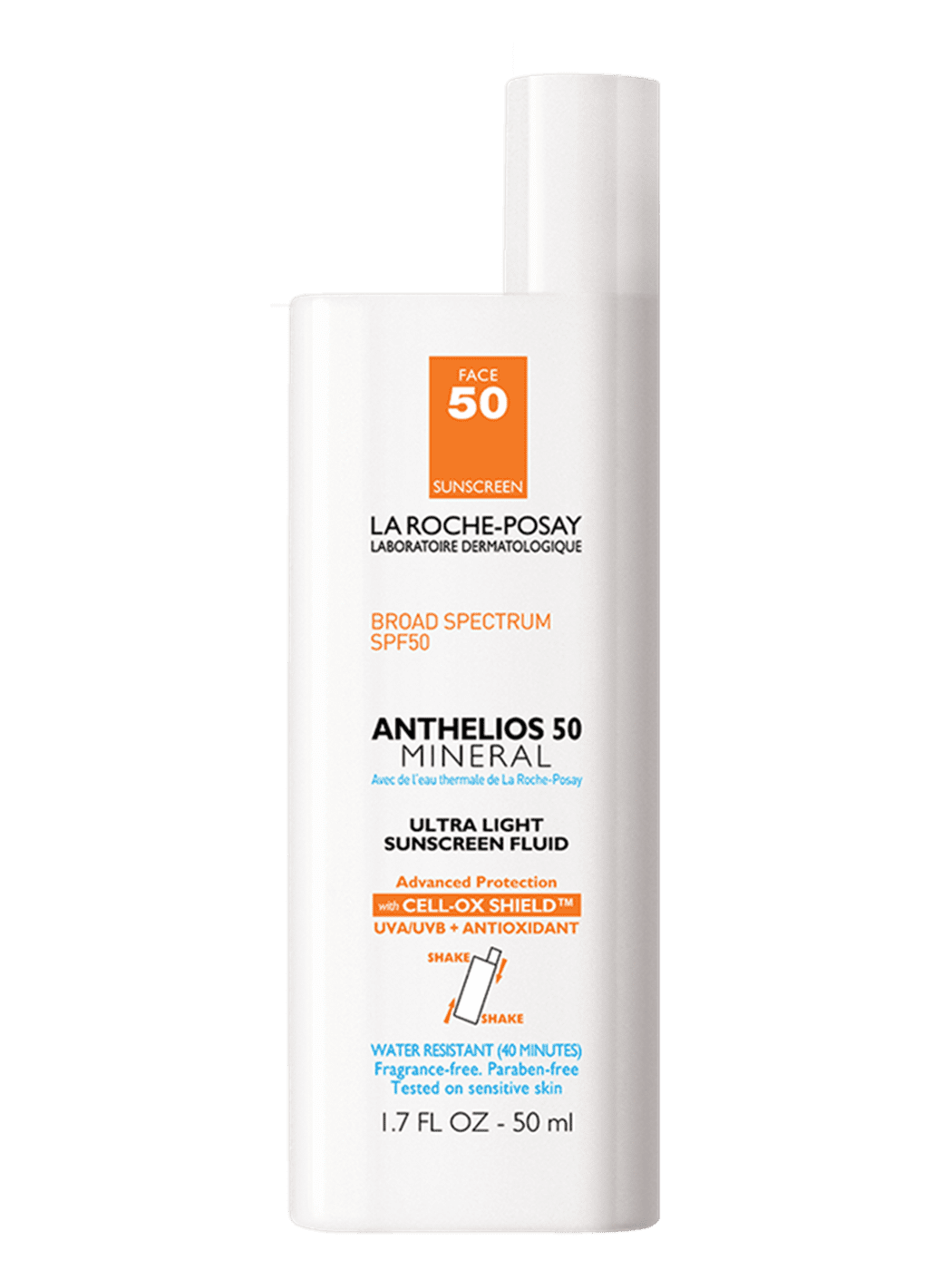 La Roche-Posay Facial Sunscreen 1.7 fl. oz. La Roche-Posay Anthelios Mineral Light Fluid Sunscreen SPF 50 - Skin Type Solutions