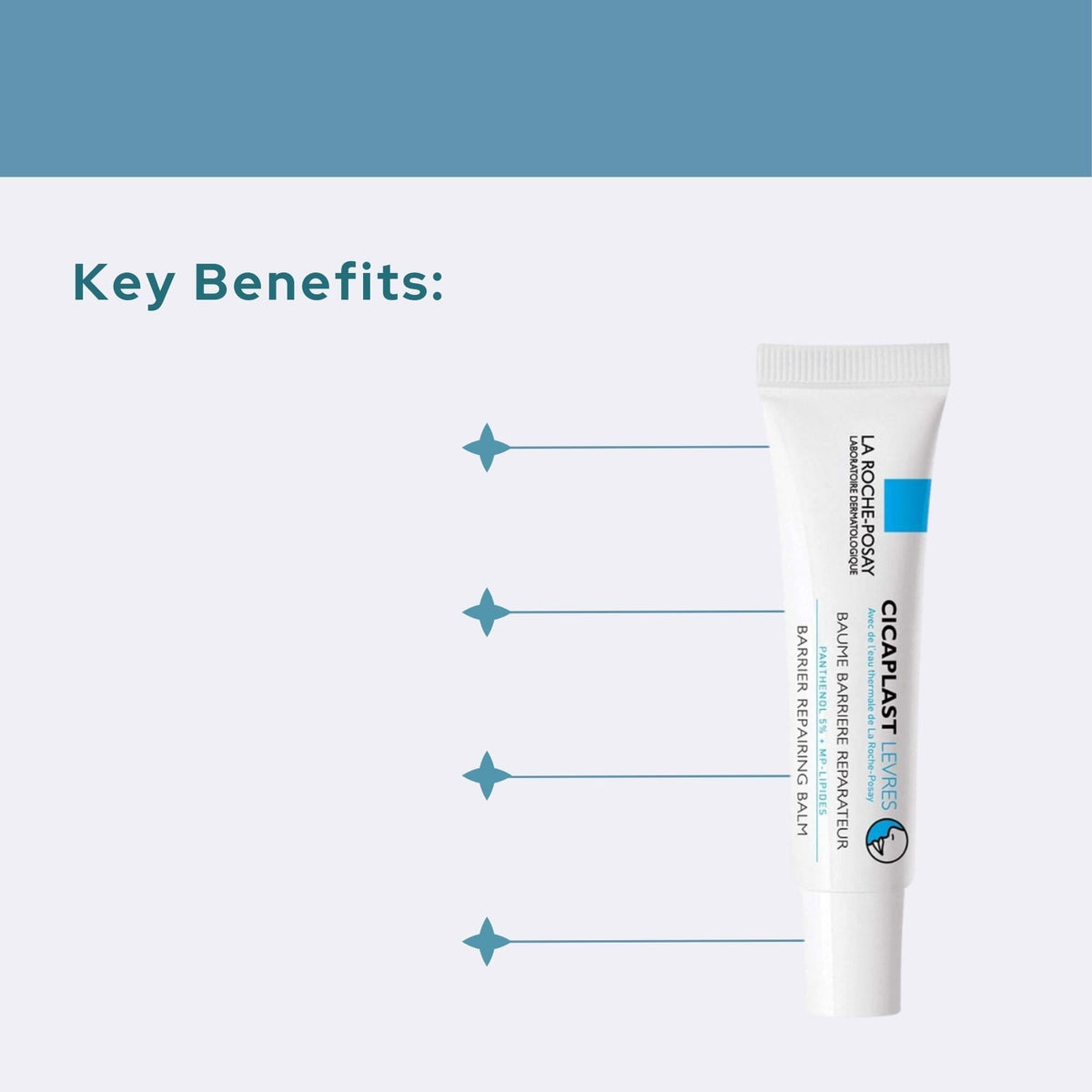 La Roche-Posay Lip Treatments 0.25 fl. oz. La Roche-Posay Cicaplast Hydrating Lip Balm - Skin Type Solutions