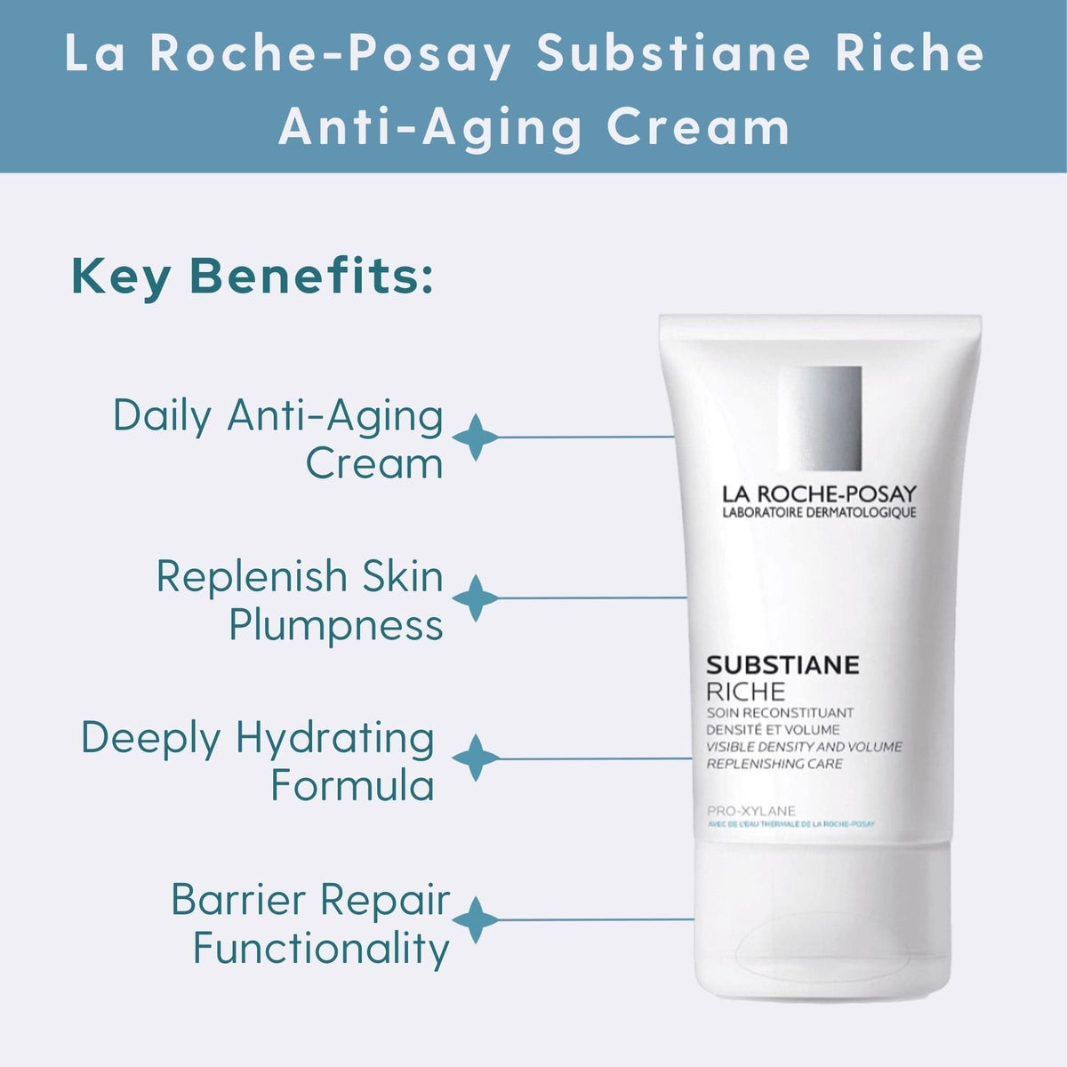 La Roche-Posay Facial Moisturizer 1.35 fl. oz. La Roche-Posay Substiane Riche Anti-Aging Cream - Skin Type Solutions