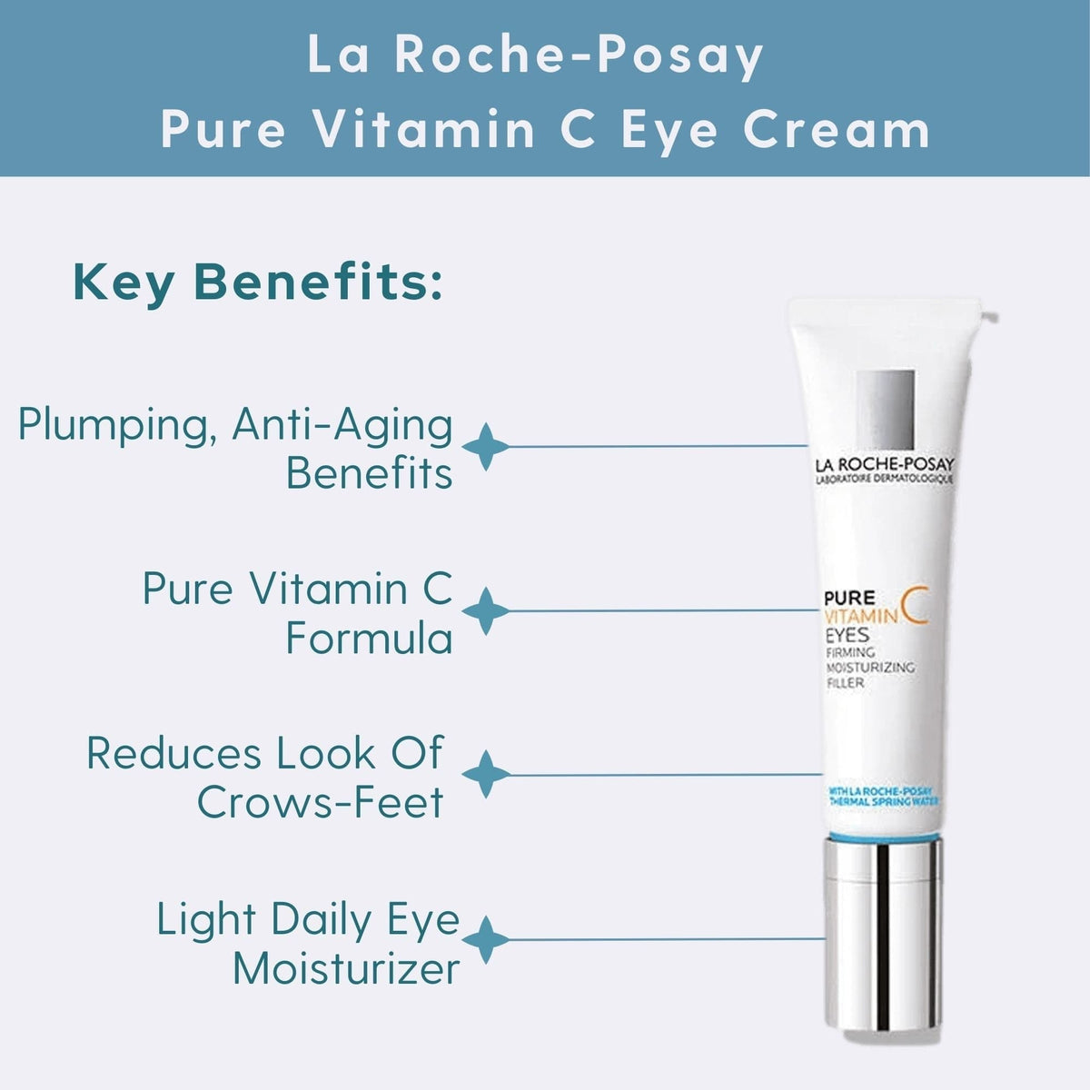 La Roche-Posay Eye Treatment 15 ml La Roche-Posay Pure Vitamin C Eye Cream - Skin Type Solutions