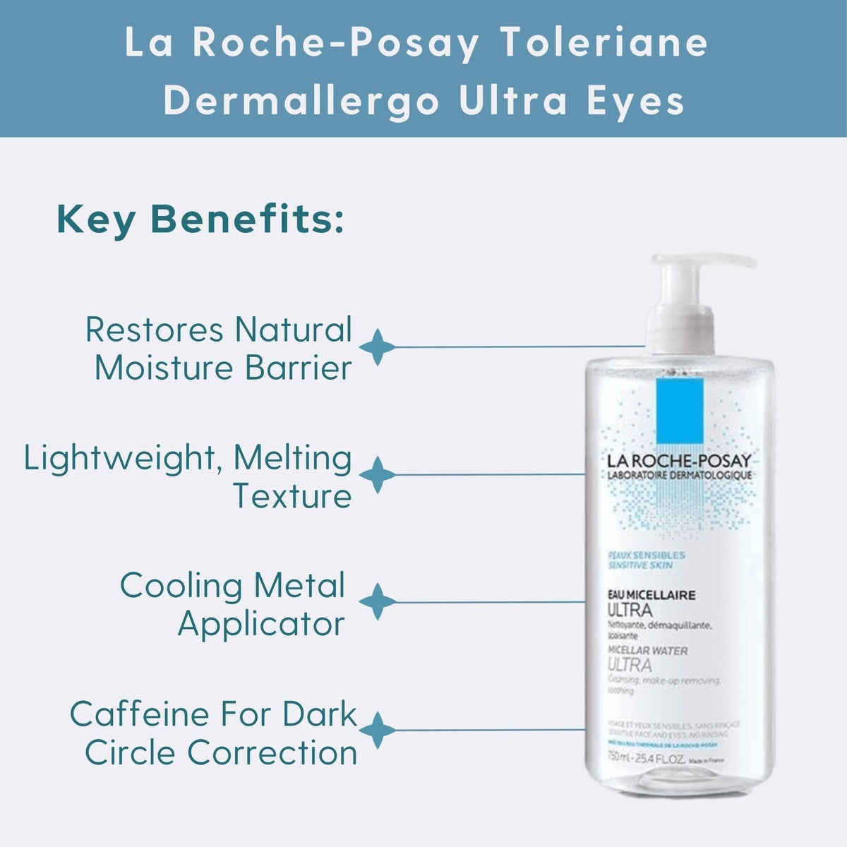 La Roche-Posay Body Cleanser 25.4 fl. oz. / 750 ml. La Roche-Posay Effaclar Micellar Water Ultra for Oily Skin - Skin Type Solutions