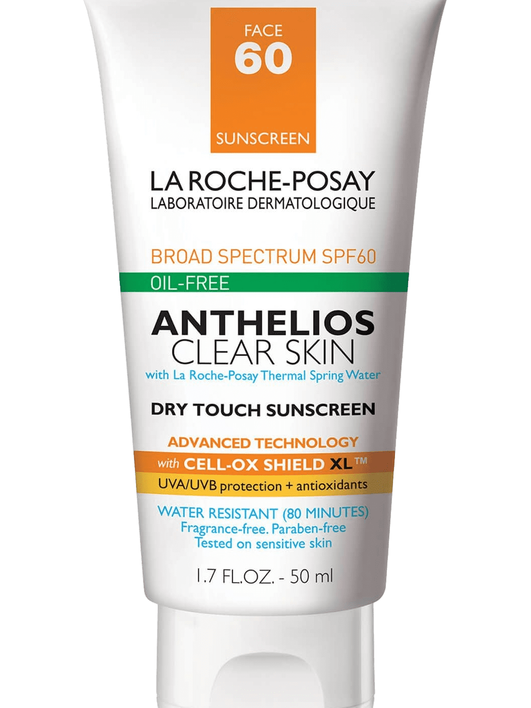 La Roche-Posay Facial Sunscreen La Roche-Posay Anthelios Clear Skin Dry Touch Sunscreen SPF 60 - Skin Type Solutions