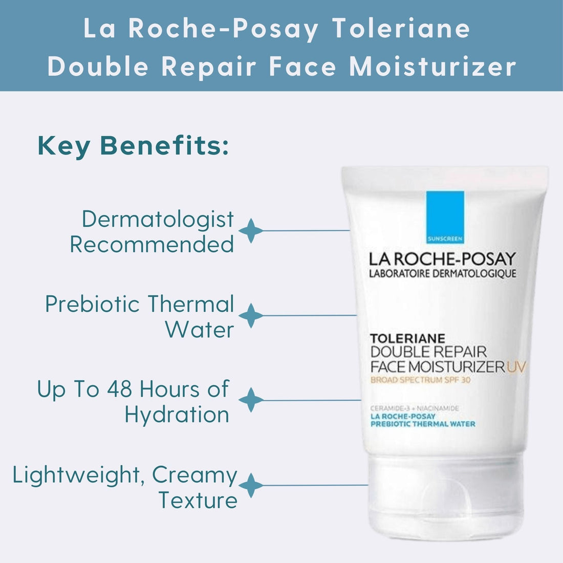 La Roche-Posay Toleriane Facial Moisturizer with SPF 30