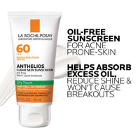 La Roche-Posay Facial Sunscreen La Roche-Posay Anthelios Clear Skin Dry Touch Sunscreen SPF 60 - Skin Type Solutions