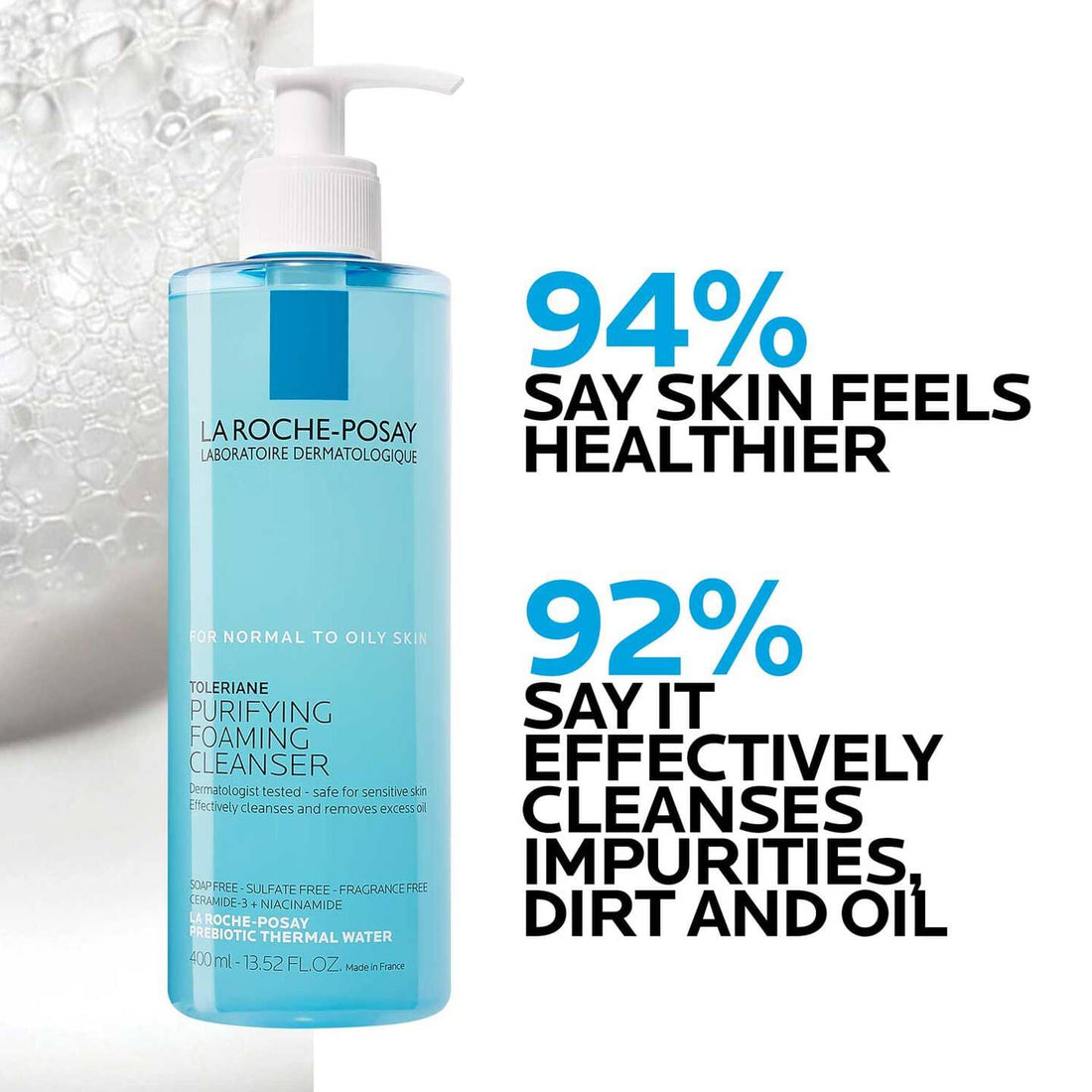 La Roche-Posay Facial Cleanser La Roche-Posay Toleriane Purifying Foaming Cleanser - Skin Type Solutions