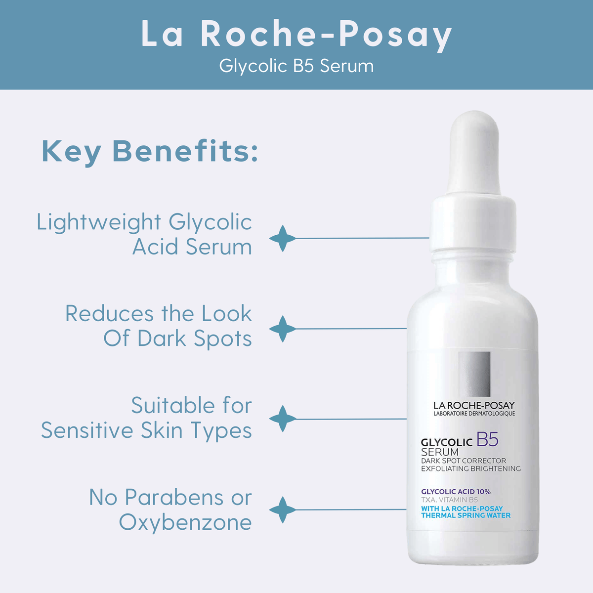 La Roche-Posay Facial Treatment 1.0 oz. La Roche-Posay Glycolic B5 Serum - Skin Type Solutions