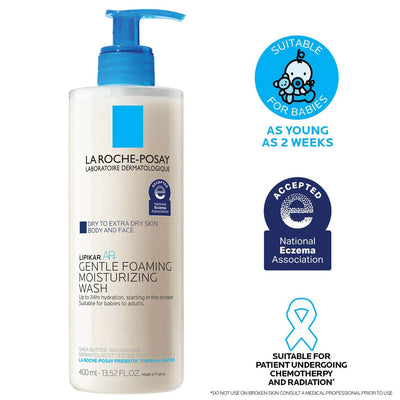 La Roche-Posay Lipikar Wash AP+ Moisturizing Body & Face Wash